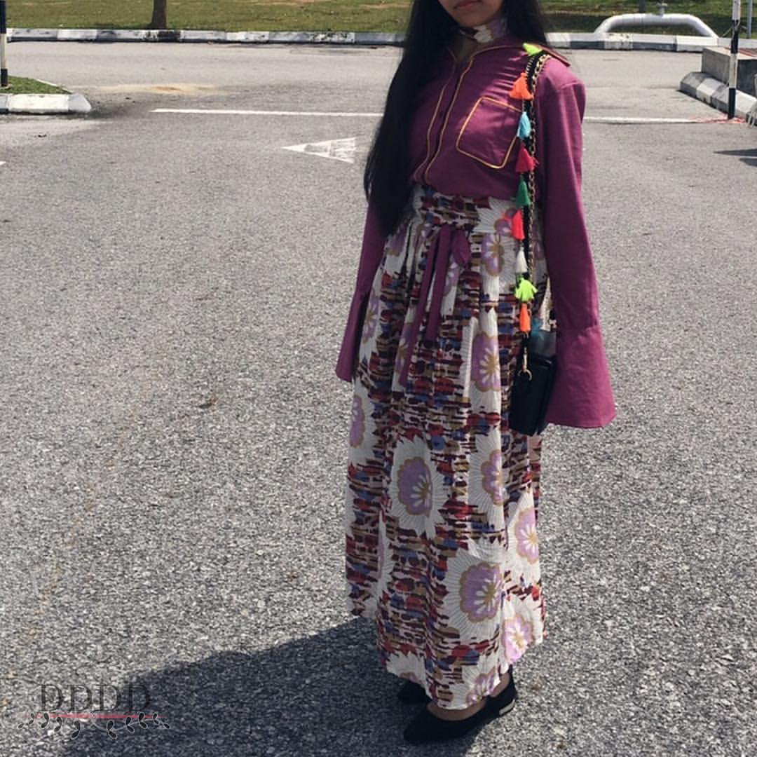 DDDD lady in DDDD OTR SS17 Collection: Daring Oversized Shirtdress + #madetomeasuredddd Modern Hanbok Skirt