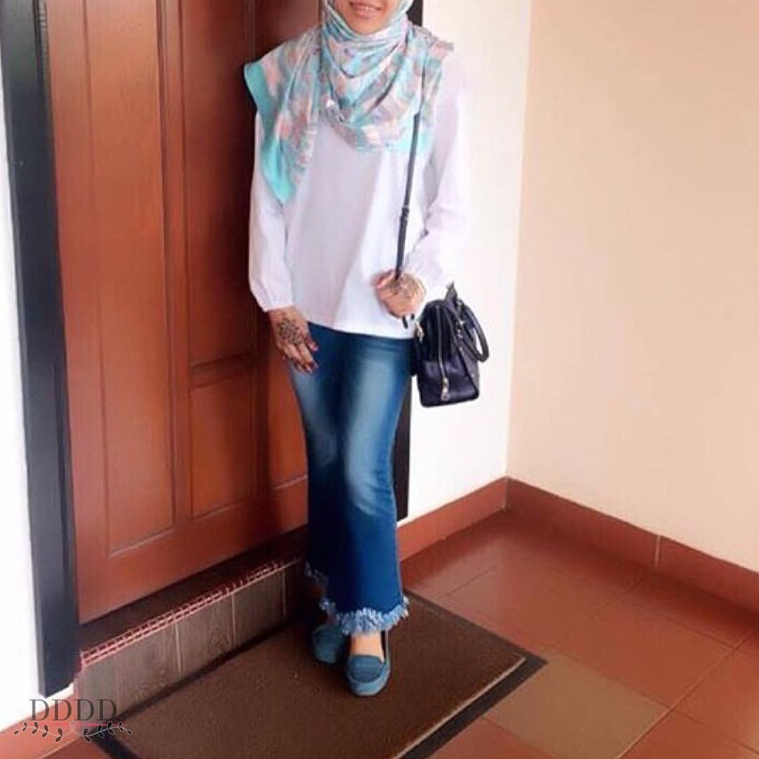 Mrs N rocks Something Cute in Turquoise D to enjoy her Raya open houses