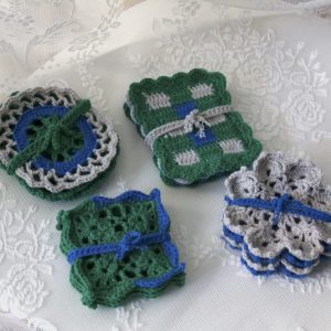 Blue Coaster Set